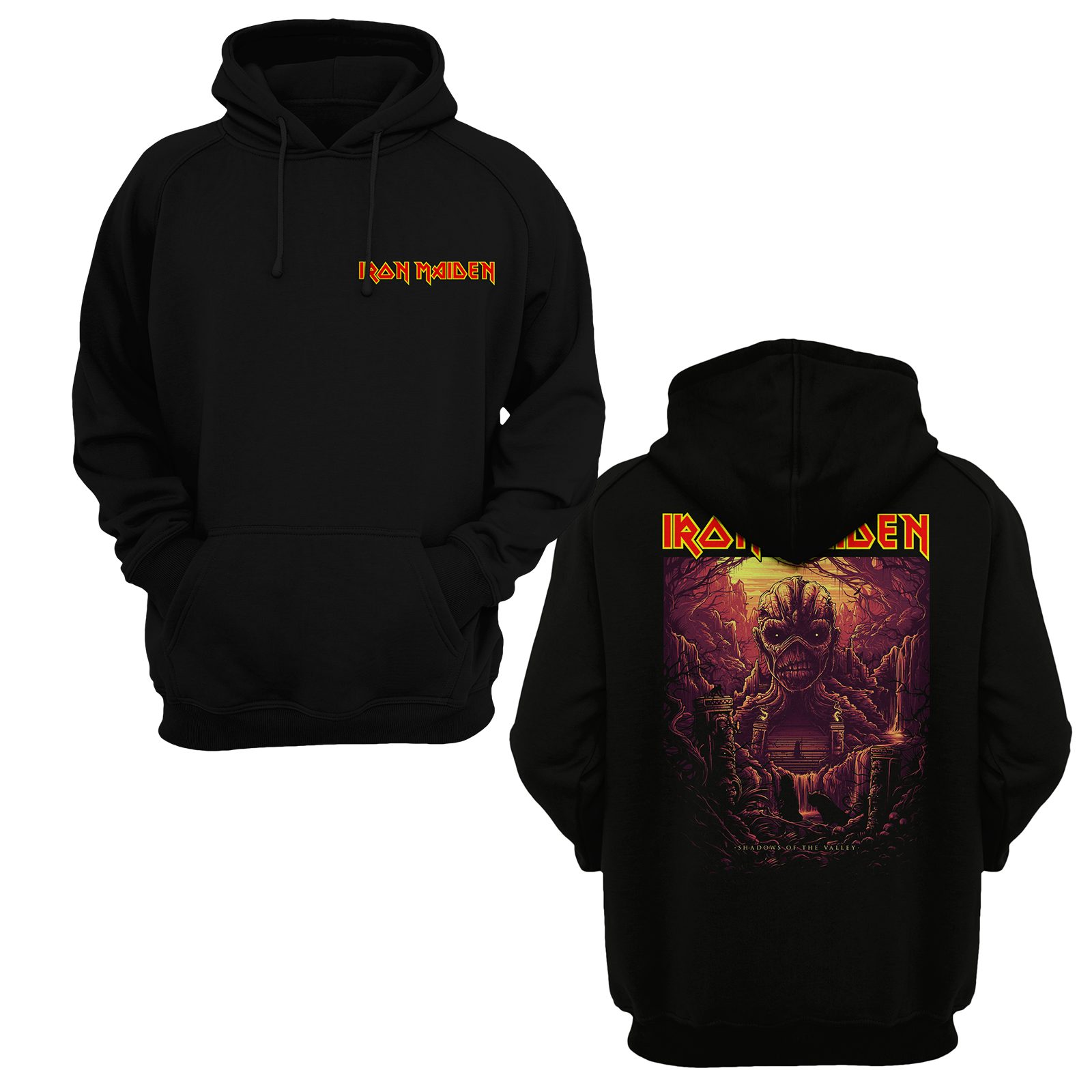 Official Iron Maiden No Prayer Unisex Hoodie Book Of Souls Power Slave Killers